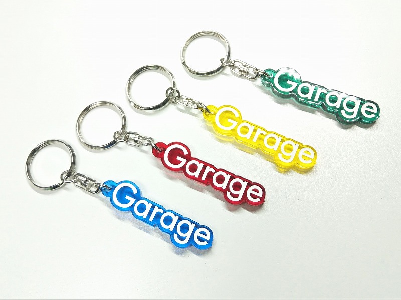 アクリルキーホルダー製作　　株式会社Garage　ロゴ　東京都